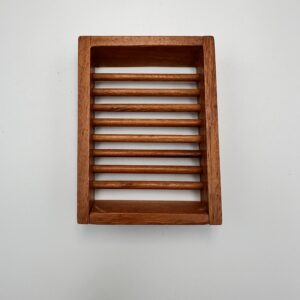 Elegant  Wood Soap Dish ( ECO46 - 10 x 8 x 2 cm )