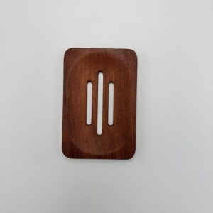 Wood Soap Dish for Bathroom ( ECO48 - 11 x 8 x 1 cm )
