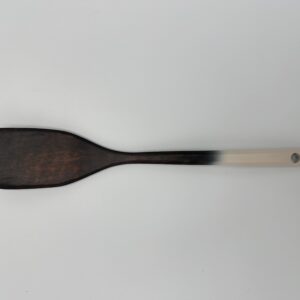 Two-Tone Wooden Mini Turner Spatula ( ECO62 - 26,5 x 5 cm )