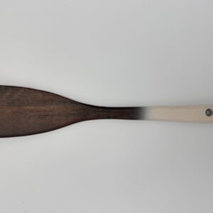 Two-Tone Wooden Tapered Spatula ( ECO63 - 29 x 6 cm )